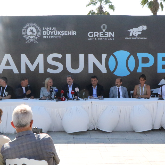 Uluslararası Samsun Open ATP Challenger 50 Tenis Turnuvası başladı