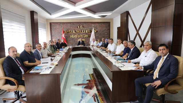 Ağrı'da eğitimde yeni dönem hazırlıkları masaya yatırıldı