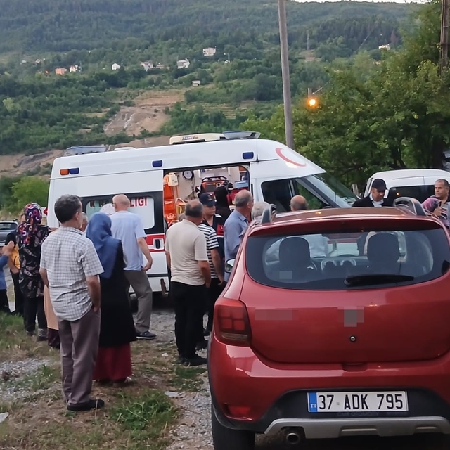 Freni tutmayan hafif ticari araç, anne ile iki çocuğuna çarptı