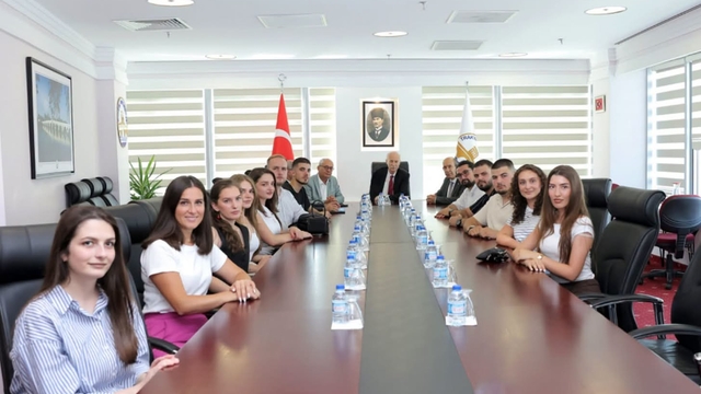 Kosova heyetinden Rektör Hatipler'e ziyaret