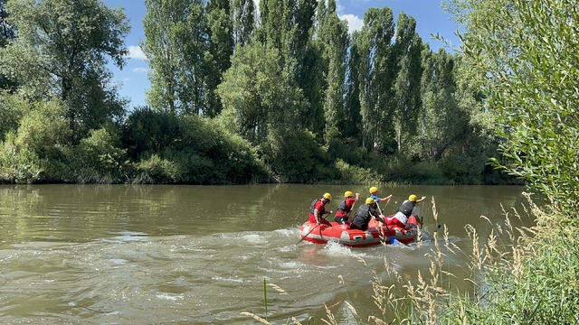 Kars'ta ilk kez rafting heyecanı! Temel eğitim kampı başladı