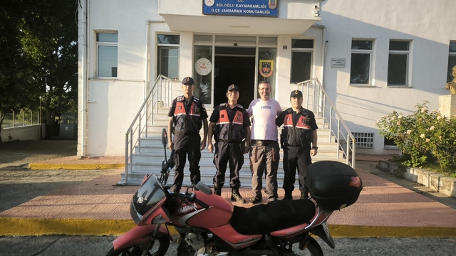 JASAT, Edirne'de çalınan motosikleti aynı gün buldu, şüpheli tutuklandı