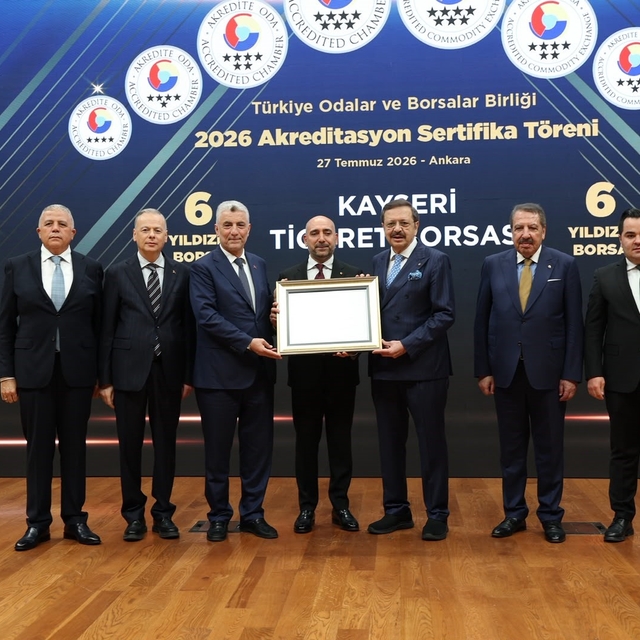 Kayseri Ticaret Borsası'ndan büyük başarı