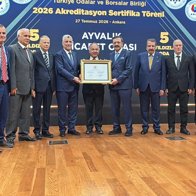 Ayvalık Ticaret Odası hizmet kalitesini tescilledi
Ayvalık Ticaret Odası, 5...
