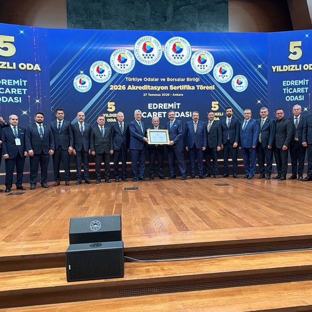 Edremit Ticaret Odası'na 5 yıldızlı akreditasyon
Edremit Ticaret Odası'nın...