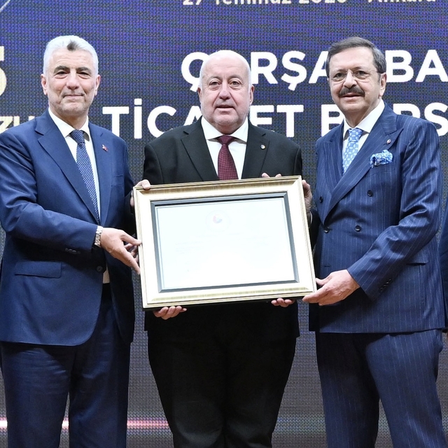 Çarşamba Ticaret Borsası '5 yıldızlı borsa' statüsünü korudu