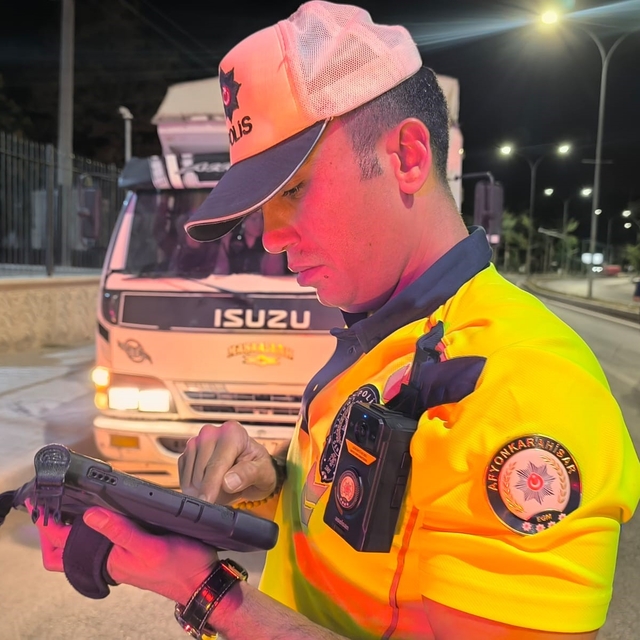 Şuhut'ta trafik ve asayiş denetimi
