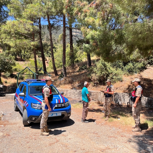 Jandarmadan orman yangınlarına karşı dron destekli devriye