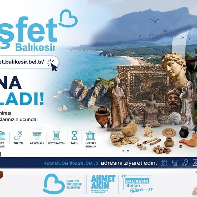Balıkesir'i Keşfetmenin yeni adresi yayında
'Keşfet Balıkesir' ile kentin t...