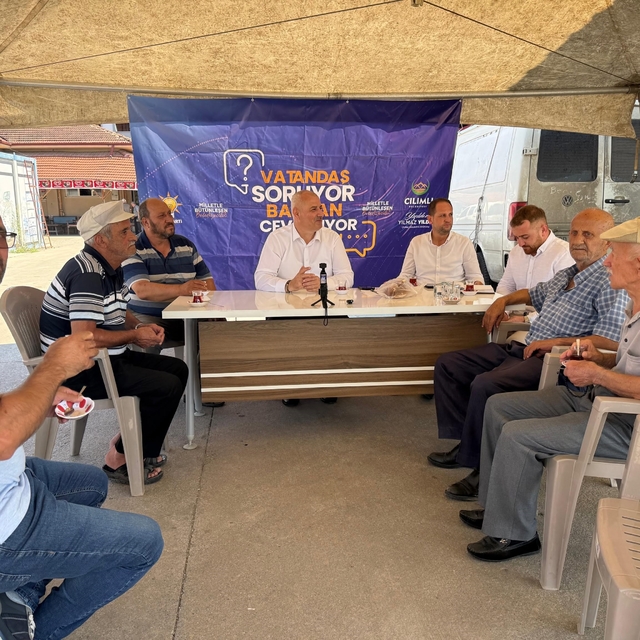 Çilimli'de vatandaş sordu, Başkan Yıldız yanıtladı