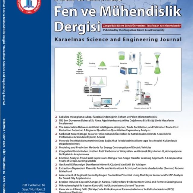 Karaelmas Fen ve Mühendislik Dergisi'nin 2'nci sayısı yayımlandı