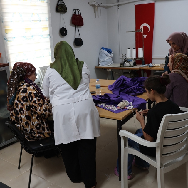 Haliliye'de kadınlara meslek ve eğitim desteği