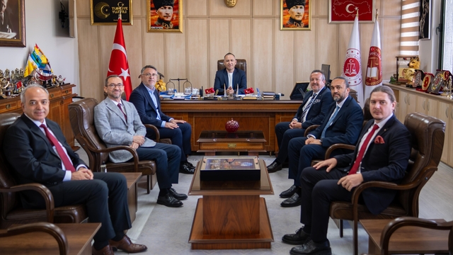 Denizli OSB Yönetimi, Denizli'ye yeni atanan Cumhuriyet Başsavcısına hayırlı olsun ziyaretinde bulundu