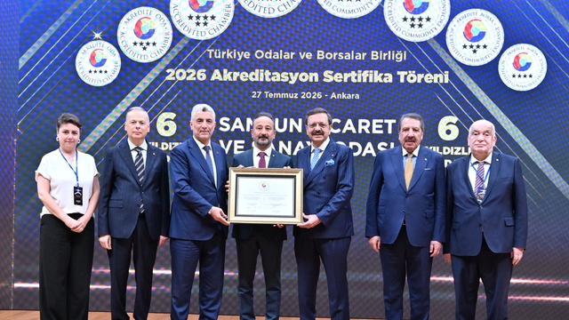 Samsun TSO'nun akreditasyon gururu