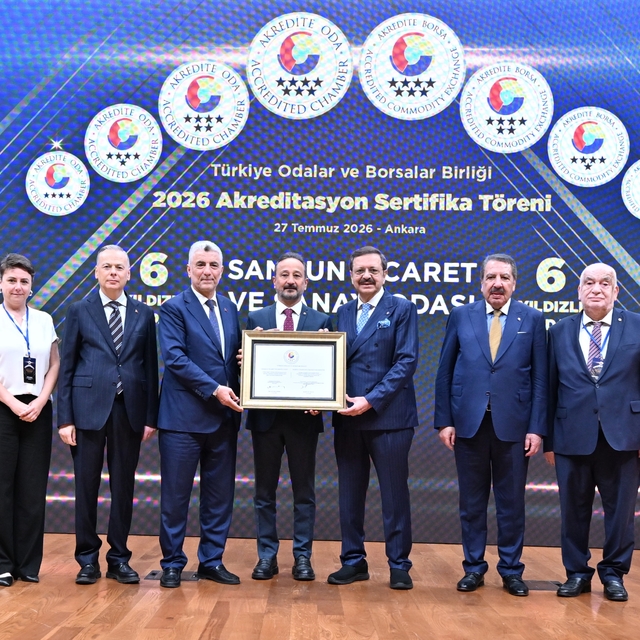 Samsun TSO'nun akreditasyon gururu