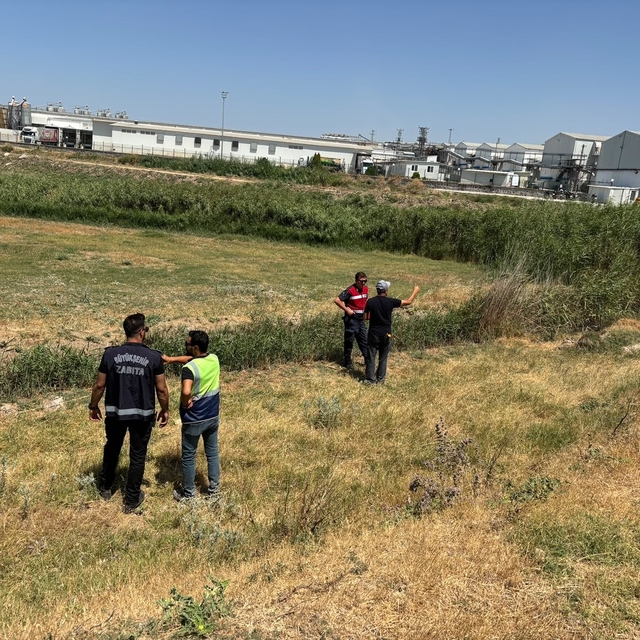 Tarım arazisine kaçak foseptik deşarjı suçüstü yakalandı