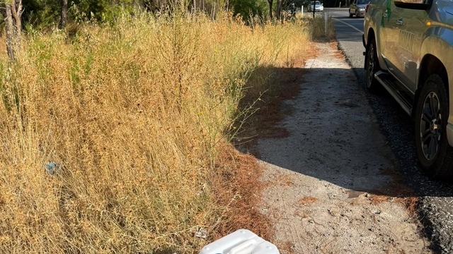 Marmaris'te kritik noktalara ilk müdahale için su bidonu