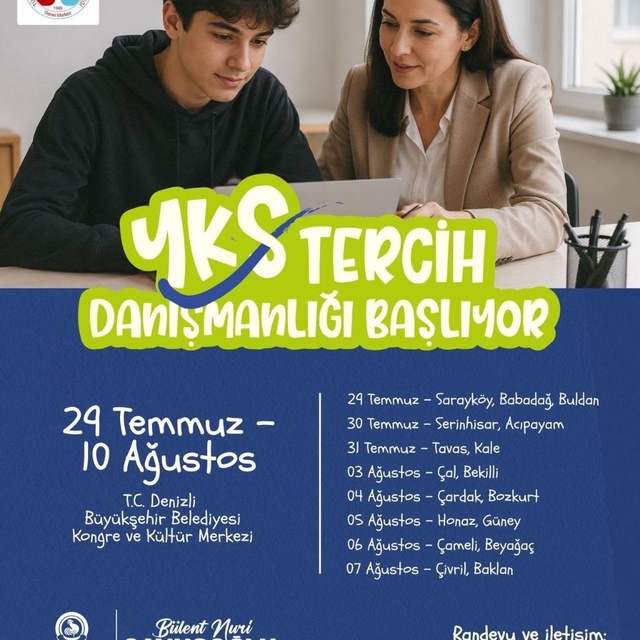Denizli'de YKS tercih danışmanlığı hizmeti başlıyor