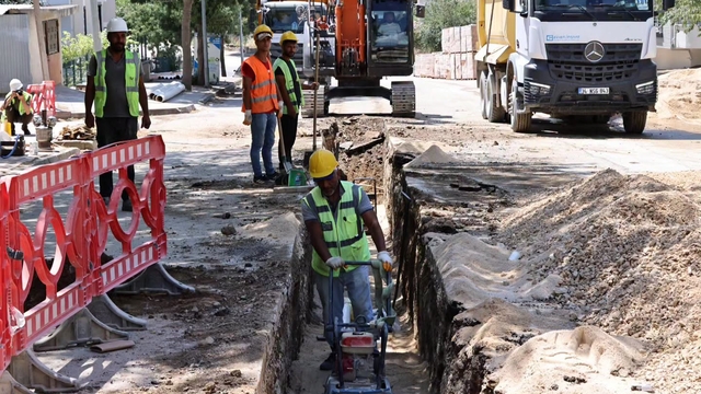 Merzifon Belediye Başkanı Alp Kargı, ilçede yürütülen projeleri inceledi