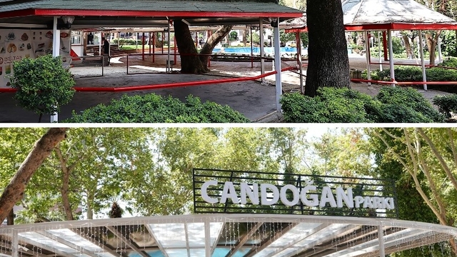 Denizli'nin simge alanı Candoğan Parkı 59 günde yeni haline kavuştu