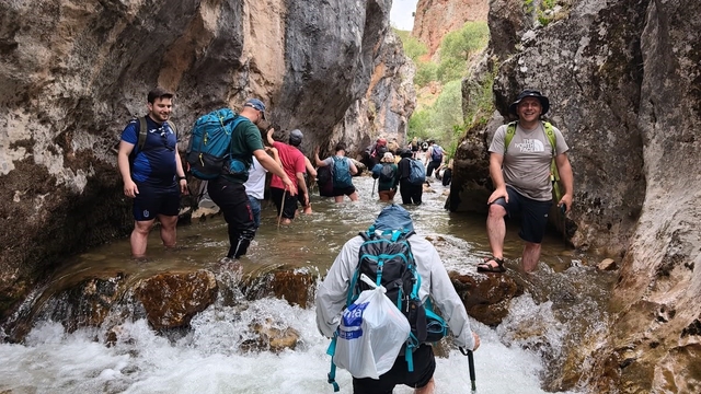 Gümüşhane'de doğaseverler Yılanlı Kanyon'u keşfetti