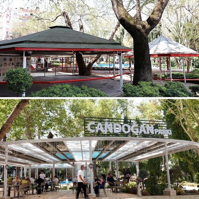 Denizli'nin simge alanı Candoğan Parkı 59 günde yeni haline kavuştu