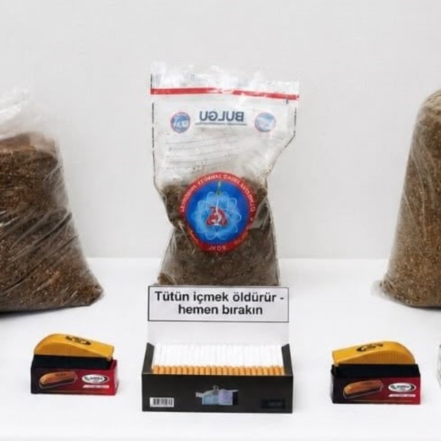 Tekirdağ'da 11 kilogram kaçak tütün ele geçirildi