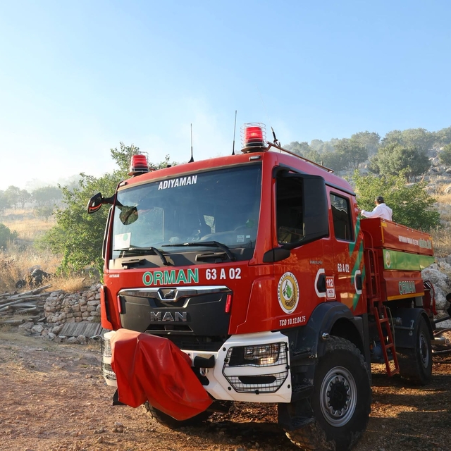 Adıyaman'da orman yangını; söndürme çalışmaları sürüyor