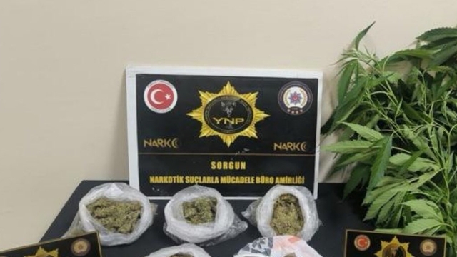 Yozgat'ta uyuşturucu operasyonunda 1 zanlı tutuklandı