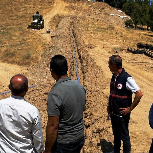 Keban'da iki köyde içme suyu çalışması