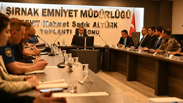 Şırnak'ta güvenlik zirvesi: Huzur için yeni yol haritası belirlendi