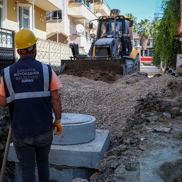 SASKİ, o mahallenin yağmur suyu altyapısını güçlendiriyor