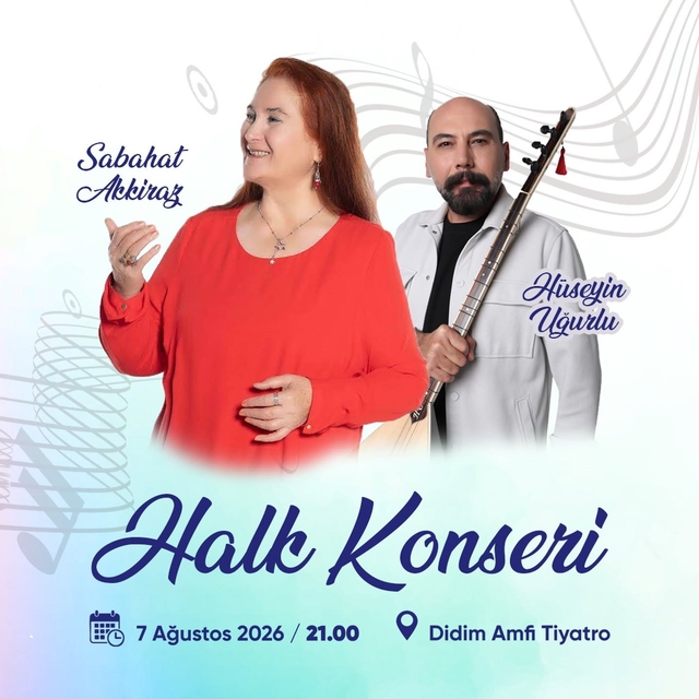 Didim Belediyesi'nden ücretsiz halk konseri