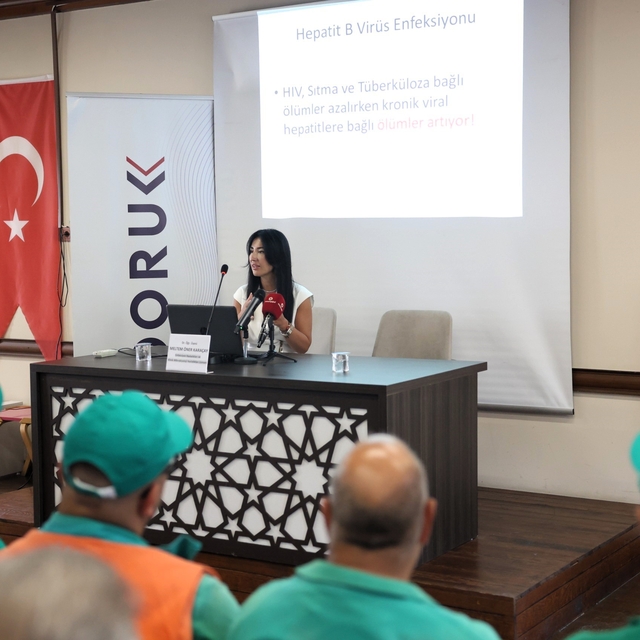 Temizlik işçilerine "Hepatit B" eğitimi
Osmangazi Belediyesi'nden koruyucu...