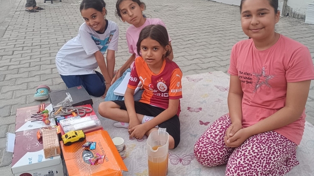 Adıyaman'da çocuklardan örnek yardım kampanyası