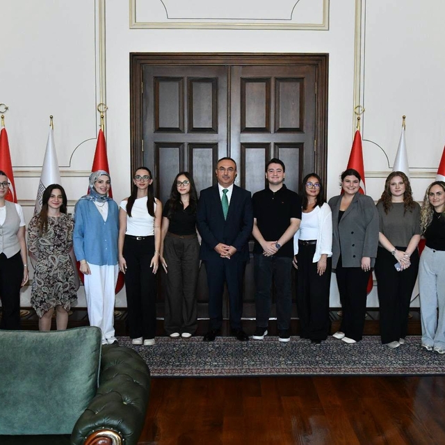 Vali Soytürk, Ulusal Staj Programı kapsamındaki öğrencileri kabul etti