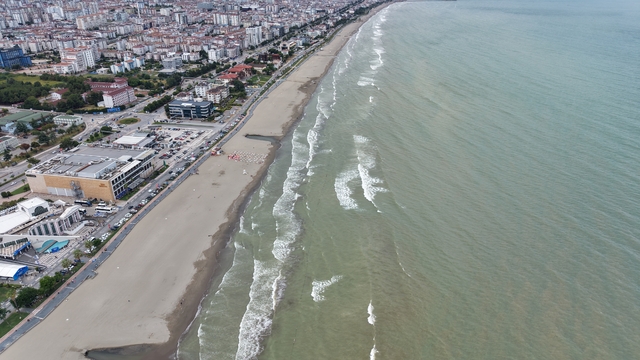 Samsun'da 'denize girmeyin' uyarısı