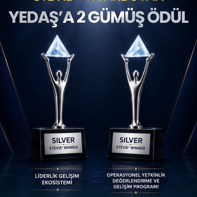 YEDAŞ'a Stevie Awards'tan iki gümüş ödül
