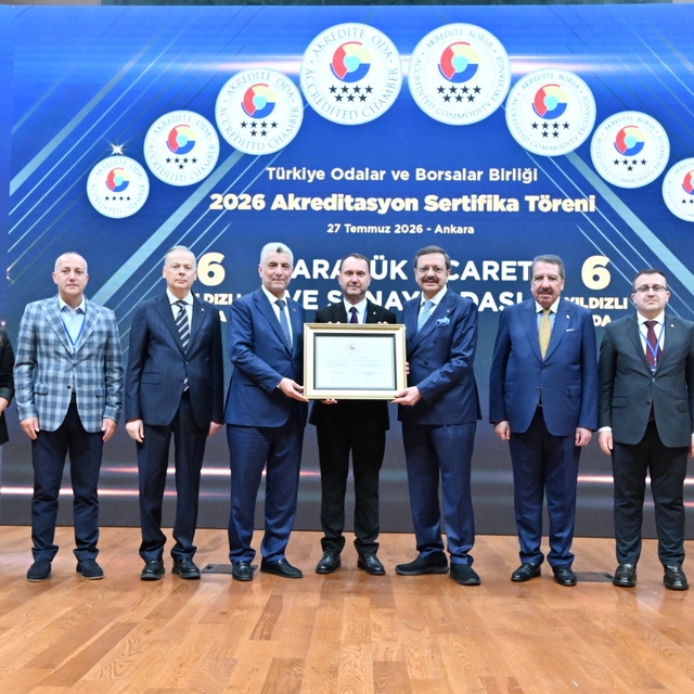 Karabük TSO'dan akreditasyonda Türkiye başarısı
TOBB'dan Karabük TSO'ya 6 y...