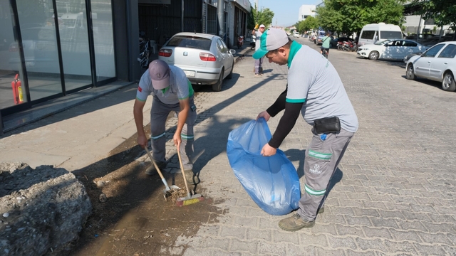 Nazilli Belediyesi'nden sanayi bölgesinde topyekün temizlik seferberliği