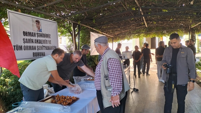 Köyceğiz'de orman şehidi Akdemir, lokma hayrı ile anıldı
