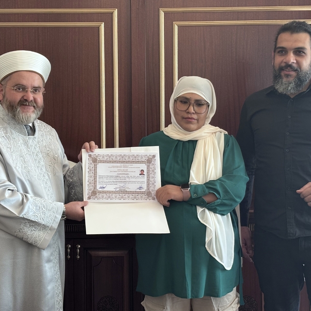 Arjantin'den gelen Eva, Gaziantep'te Müslüman oldu