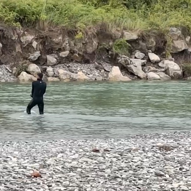 Kelkit Irmağı'nda kaybolan genç için arama çalışmaları yeniden başladı