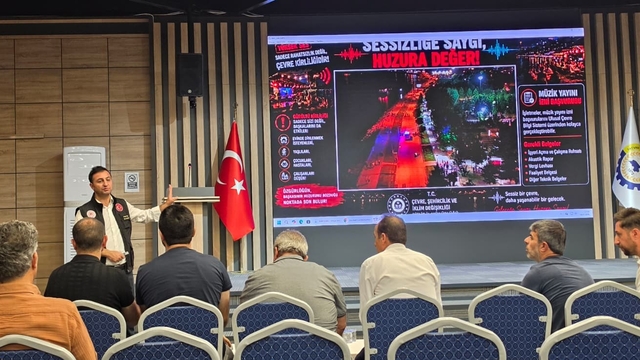 Tatvan'da işletmelere müzik yayın izni ve gürültü denetimleri toplantısı düzenlendi