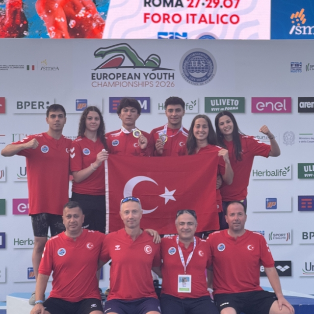 Sportif Cankurtarma Havuz Branşı Erkek Milli Takımı, Avrupa Şampiyonası'nda...