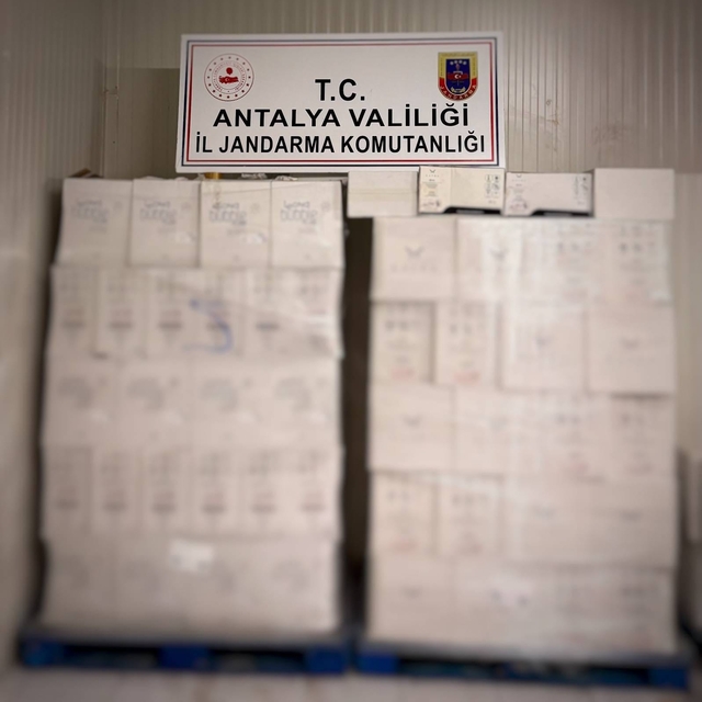 Jandarmadan kaçak alkol operasyonu
