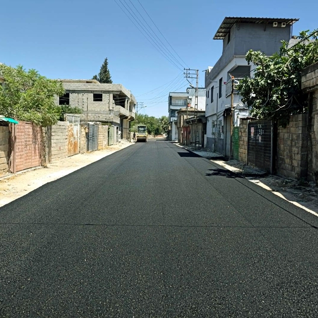 Araban'da 3 mahallede yol yenileme çalışmaları tamamladı