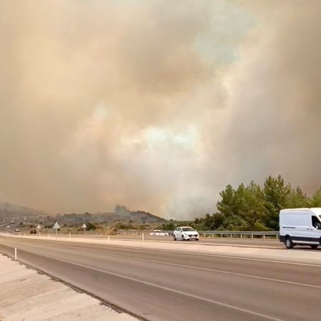 Antalya'da orman yangını