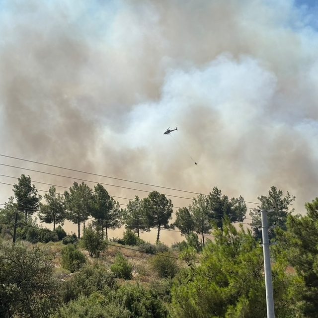 Antalya'nın Kumluca ilçesinde orman yangını çıktı