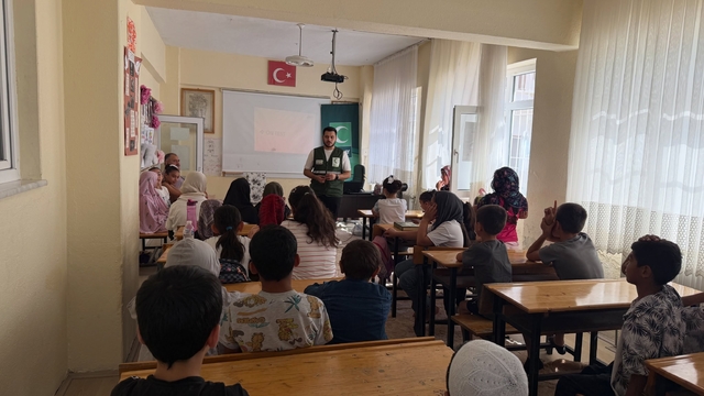 Kırıkkale'de Kur'an kursu öğrencilerine bağımlılıkla mücadele eğitimi verildi